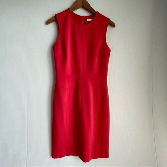 Trina Turk Kenzie dress coral sheath dress sz Small - Picture 3 of 12